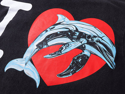 Godspeed Miami Dolphin T-Shirt Black
